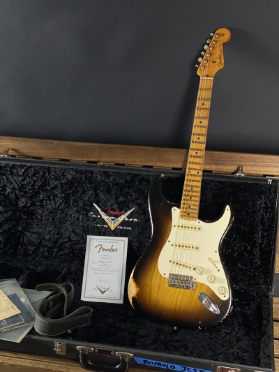 Fender Masterbuilt John Cruz 55 Stratocaster Relic 2 Tone Sunburst